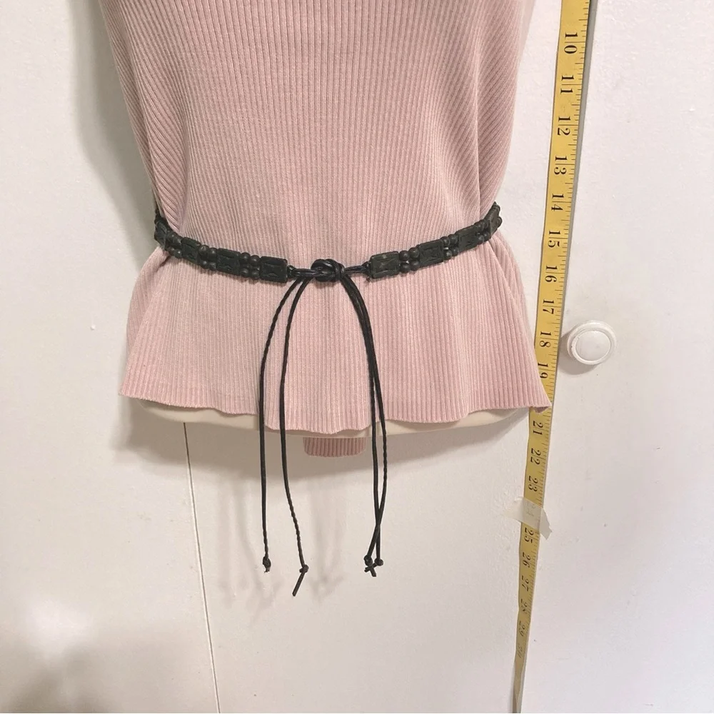 Butterfly Boho Bohemian Long Beaded Self Tie Dress Tie Belt